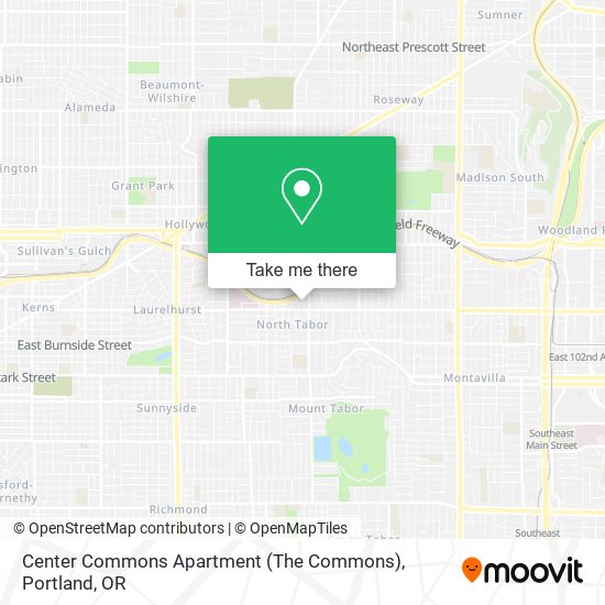 Center Commons Apartment (The Commons) map