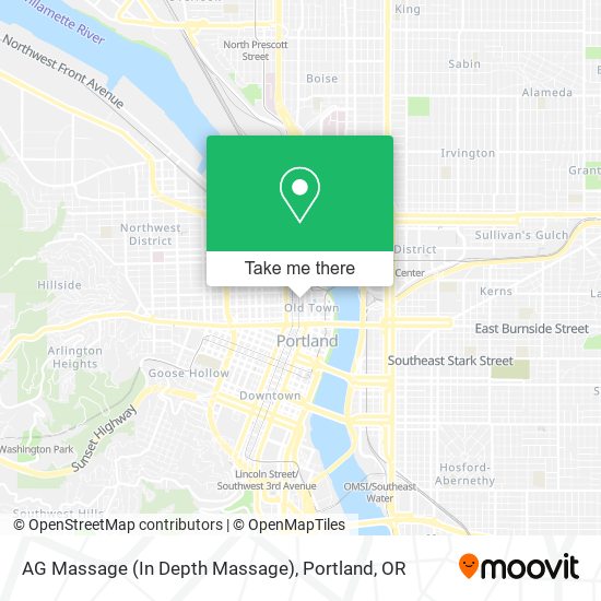 AG Massage (In Depth Massage) map