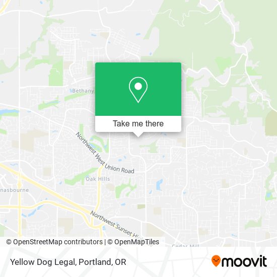 Yellow Dog Legal map