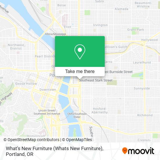 Mapa de What's New Furniture (Whats New Furniture)