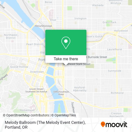 Melody Ballroom (The Melody Event Center) map