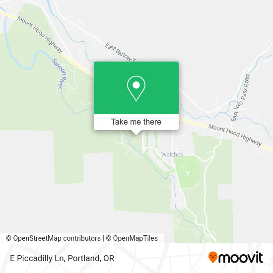 E Piccadilly Ln map