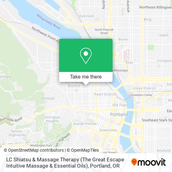 LC Shiatsu & Massage Therapy (The Great Escape Intuitive Massage & Essential Oils) map