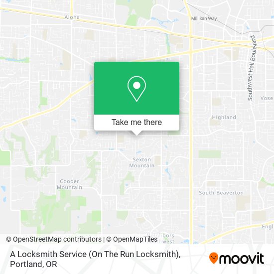 Mapa de A Locksmith Service (On The Run Locksmith)