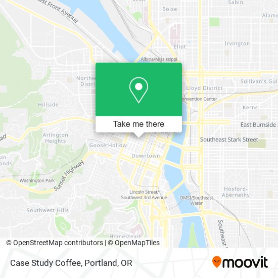 Case Study Coffee map