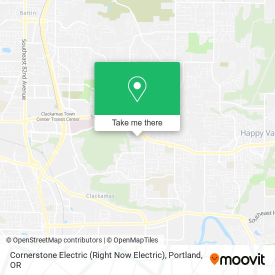 Mapa de Cornerstone Electric (Right Now Electric)