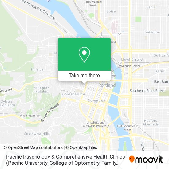 Pacific Psychology & Comprehensive Health Clinics map