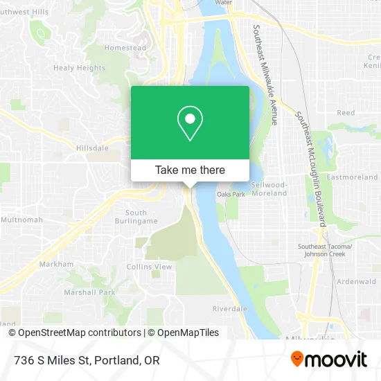 736 S Miles St map
