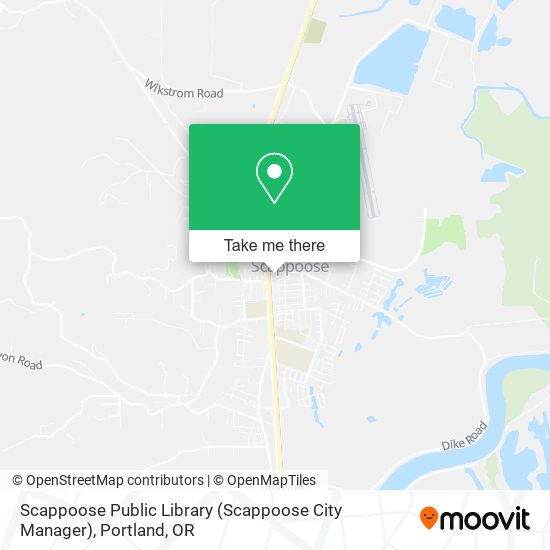 Scappoose Public Library (Scappoose City Manager) map
