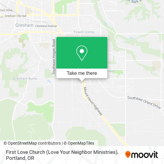 Mapa de First Love Church (Love Your Neighbor Ministries)