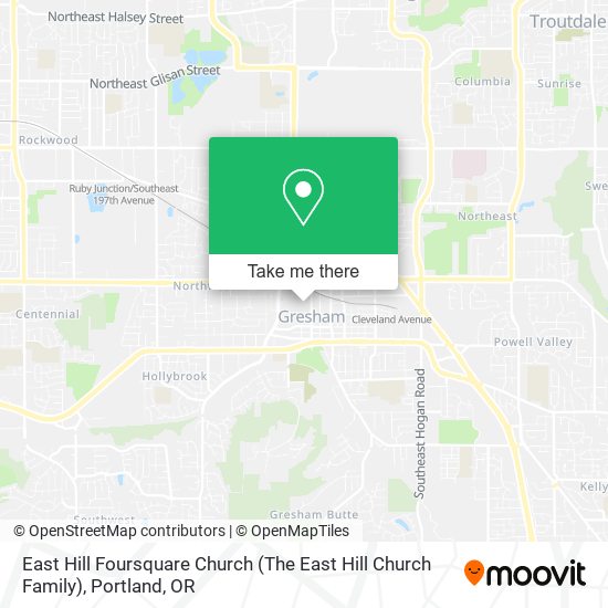 East Hill Foursquare Church (The East Hill Church Family) map