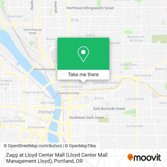 Zagg at Lloyd Center Mall (Lloyd Center Mall Management Lloyd) map