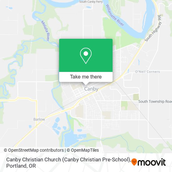 Canby Christian Church (Canby Christian Pre-School) map