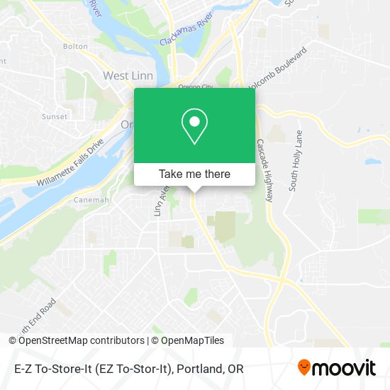 E-Z To-Store-It (EZ To-Stor-It) map
