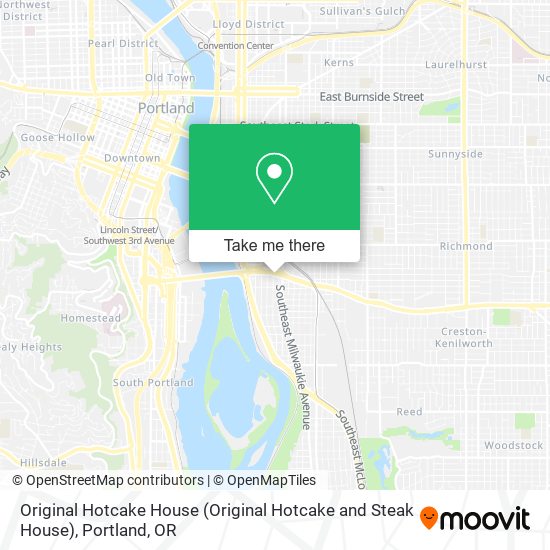 Mapa de Original Hotcake House (Original Hotcake and Steak House)