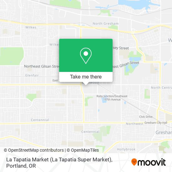 La Tapatia Market map