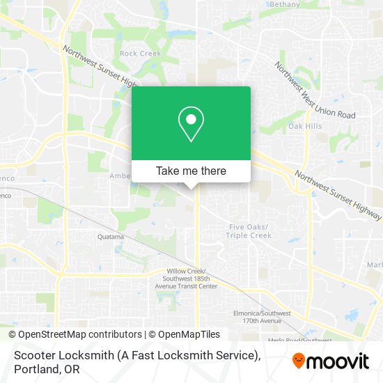 Mapa de Scooter Locksmith (A Fast Locksmith Service)