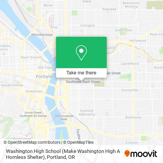 Washington High School (Make Washington High A Homless Shelter) map