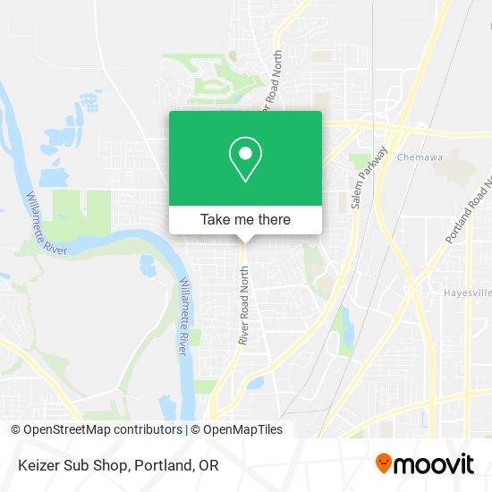 Keizer Sub Shop map