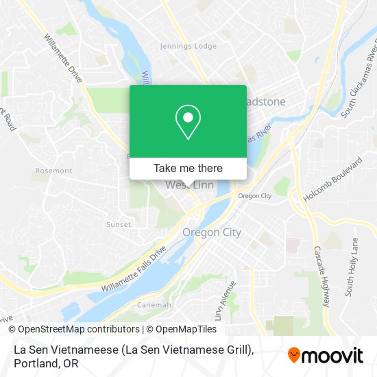 La Sen Vietnameese (La Sen Vietnamese Grill) map