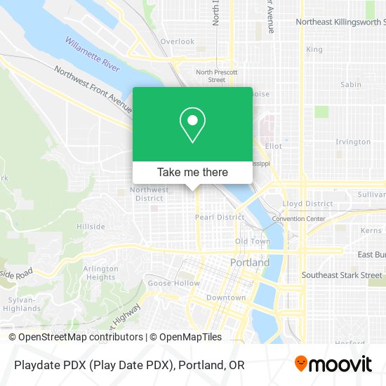 Mapa de Playdate PDX (Play Date PDX)