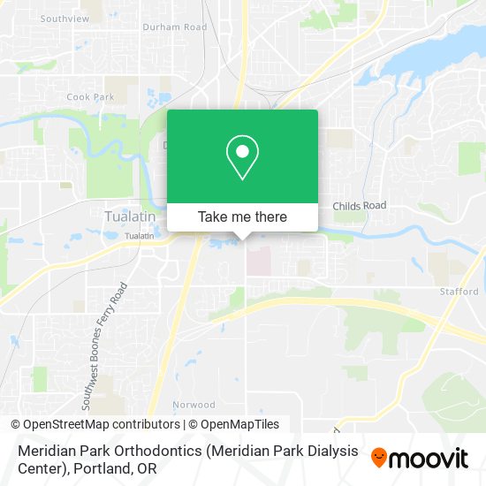 Mapa de Meridian Park Orthodontics (Meridian Park Dialysis Center)