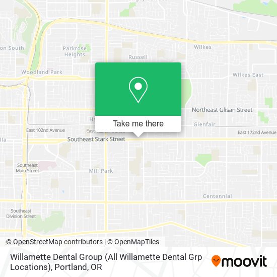Willamette Dental Group (All Willamette Dental Grp Locations) map