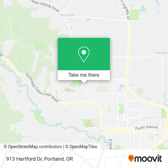 913 Hartford Dr map