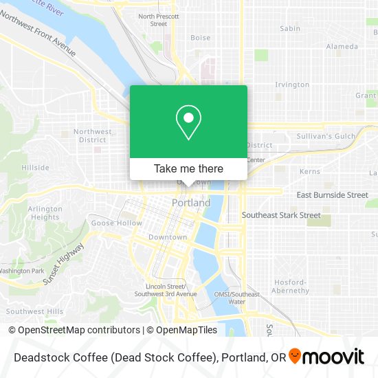 Mapa de Deadstock Coffee (Dead Stock Coffee)