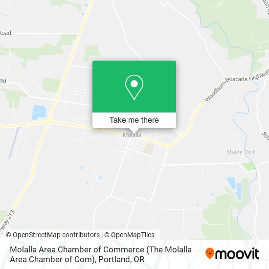 Molalla Area Chamber of Commerce (The Molalla Area Chamber of Com) map