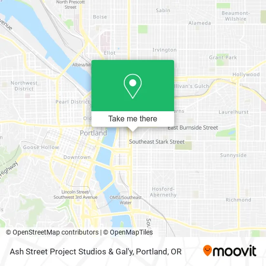 Mapa de Ash Street Project Studios & Gal'y