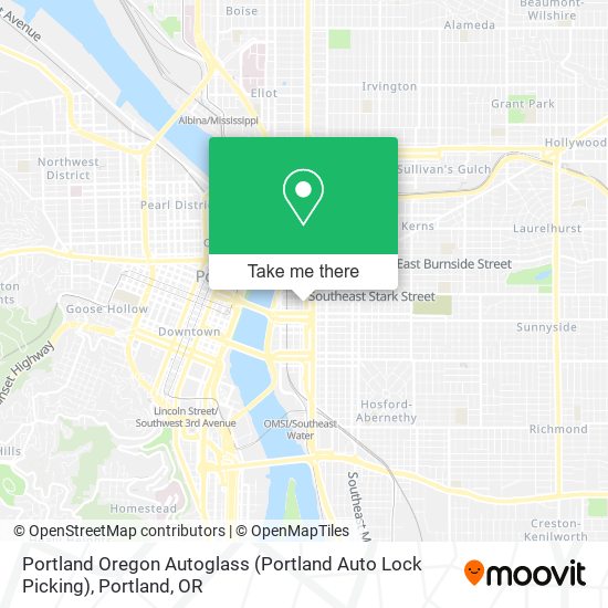 Portland Oregon Autoglass (Portland Auto Lock Picking) map
