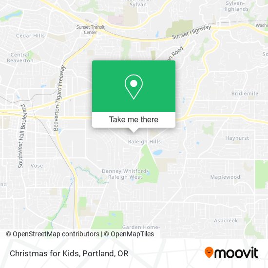 Christmas for Kids map