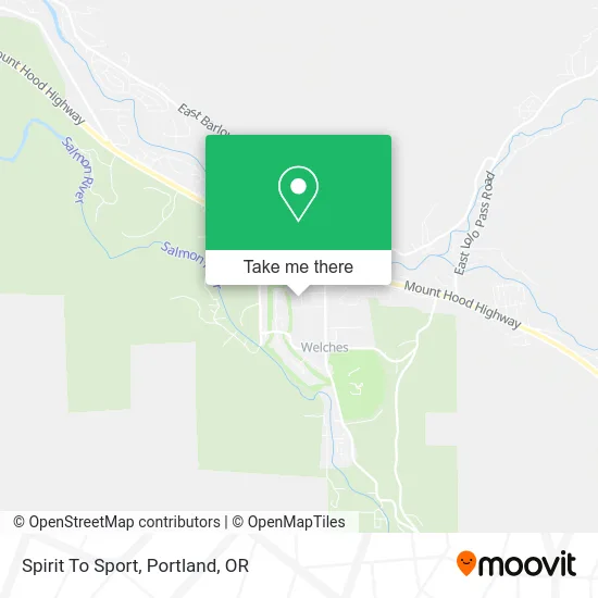 Spirit To Sport map