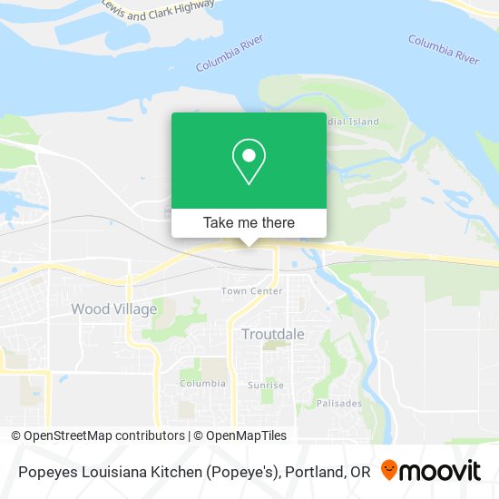 Mapa de Popeyes Louisiana Kitchen (Popeye's)