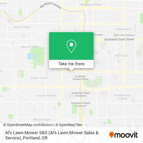 Mapa de Al's Lawn Mower S&S (Al's Lawn Mower Sales & Service)