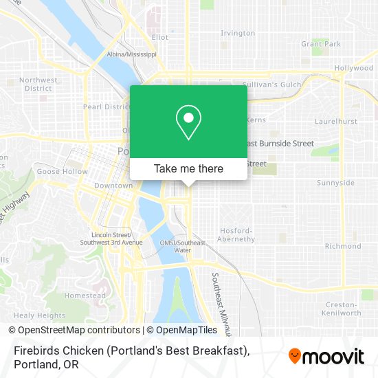 Firebirds Chicken (Portland's Best Breakfast) map