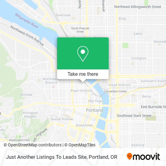 Mapa de Just Another Listings To Leads Site