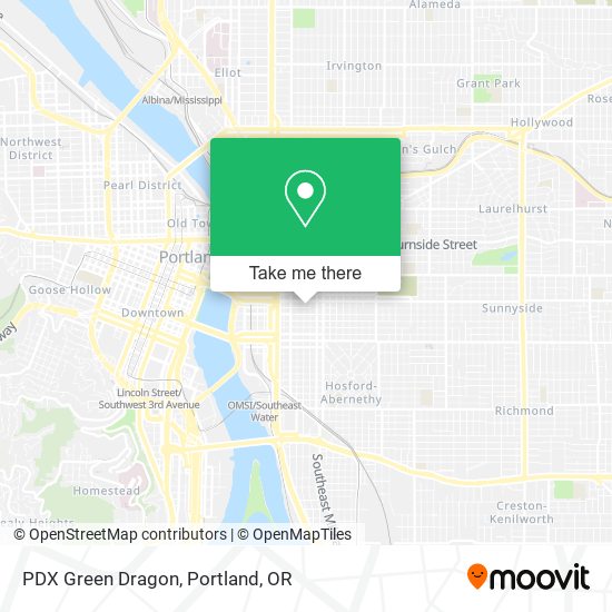 PDX Green Dragon map