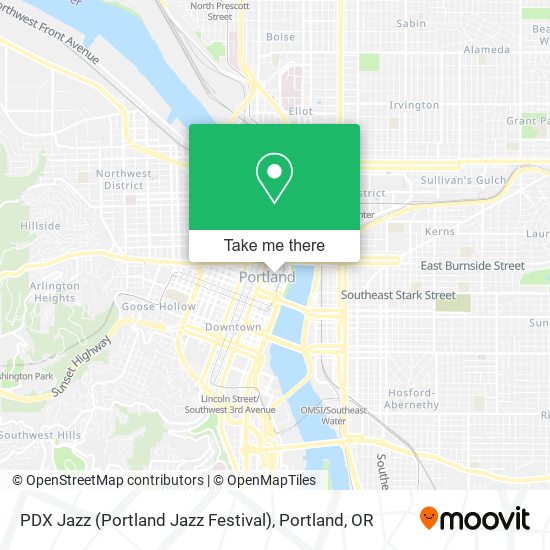 PDX Jazz (Portland Jazz Festival) map