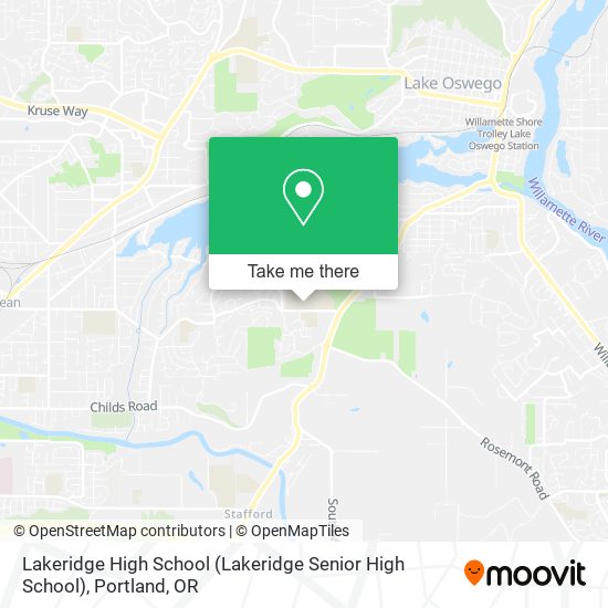 Lakeridge High School map