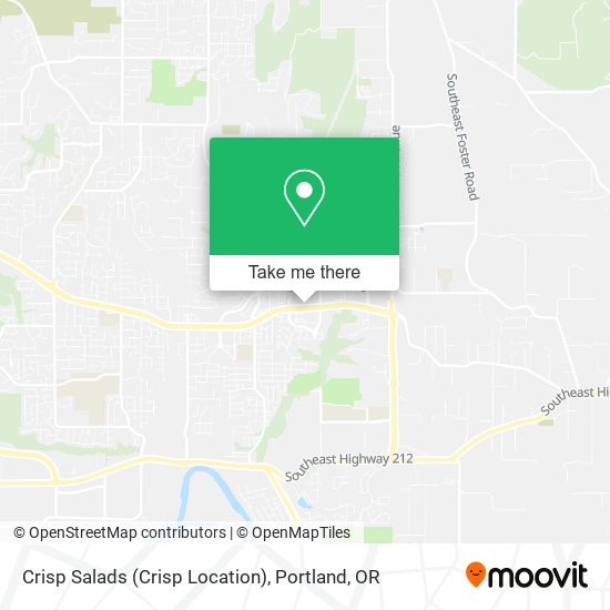 Crisp Salads (Crisp Location) map