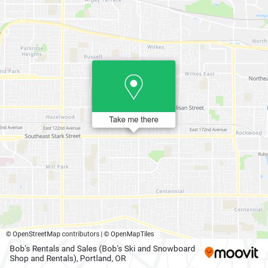Bob's Rentals and Sales (Bob's Ski and Snowboard Shop and Rentals) map