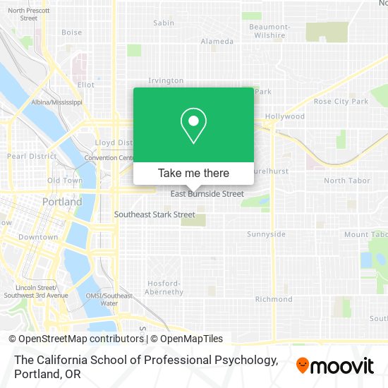 Mapa de The California School of Professional Psychology