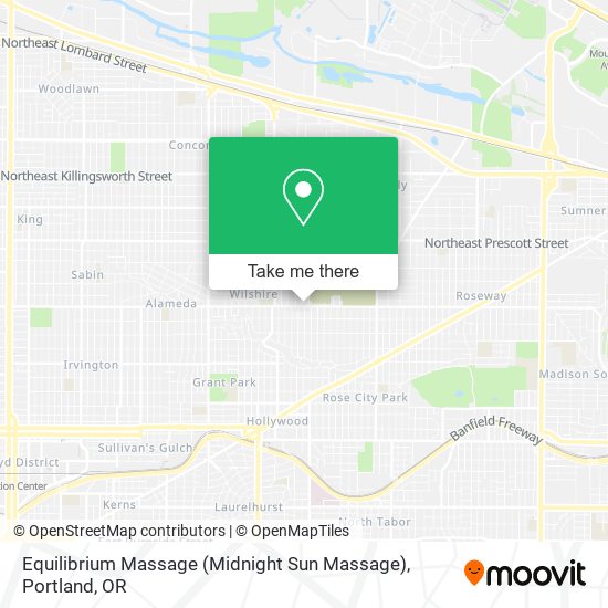 Mapa de Equilibrium Massage (Midnight Sun Massage)