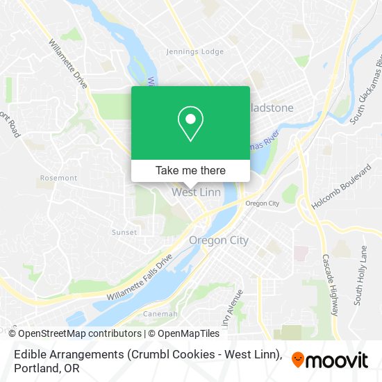 Edible Arrangements (Crumbl Cookies - West Linn) map