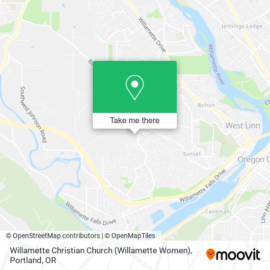 Willamette Christian Church (Willamette Women) map