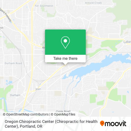 Mapa de Oregon Chiropractic Center (Chiropractic for Health Center)