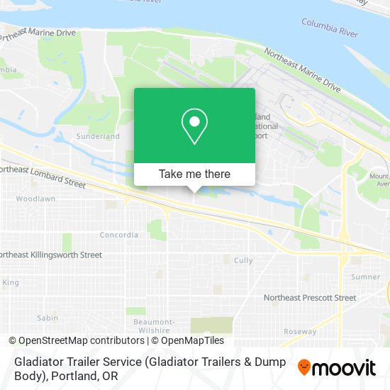 Mapa de Gladiator Trailer Service (Gladiator Trailers & Dump Body)