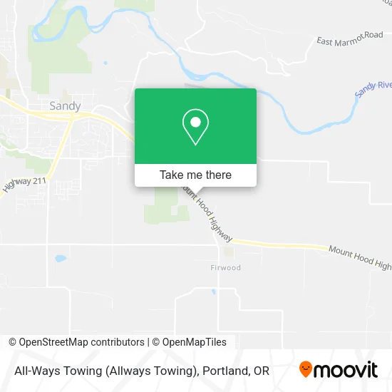 Mapa de All-Ways Towing (Allways Towing)